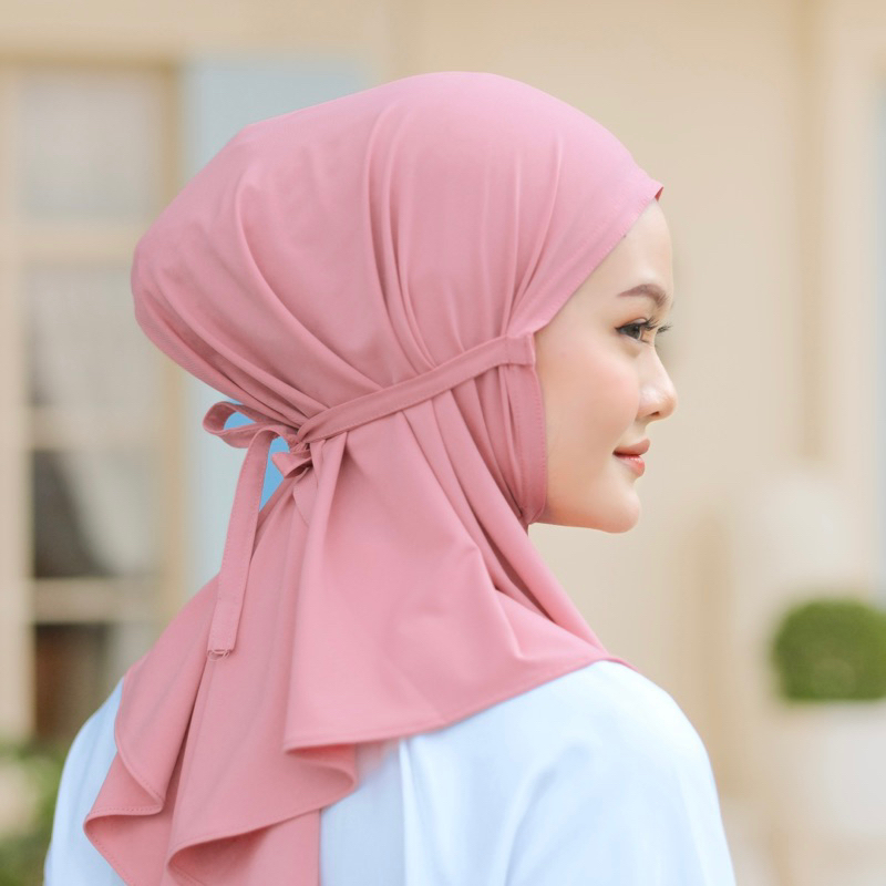 Dhinda Hijab - Maryam Instan Tali Size M (Jersey Ity Terbaik) Jilbab Lembut