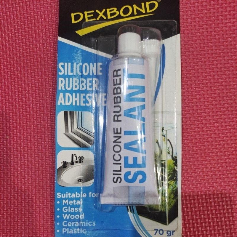 

Lem Kaca Dexbond / Foss Lem Silicone Sealant Lem akuarium 70gr