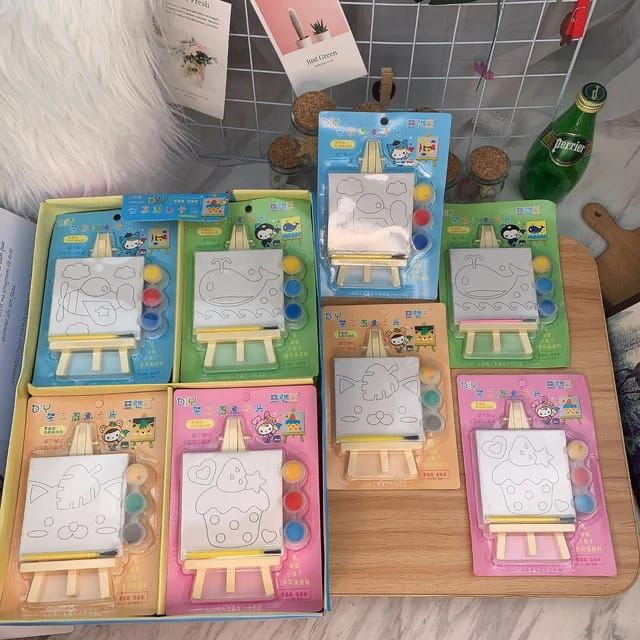 DIY Set melukis anak kanvas bergambar(JAYA ACC)