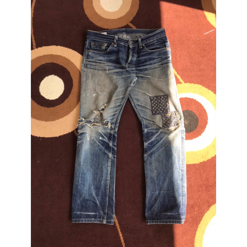 DENIM SECOND - DYKE DENIM TYPHON 22,5 Oz FADED - DEMINFADED