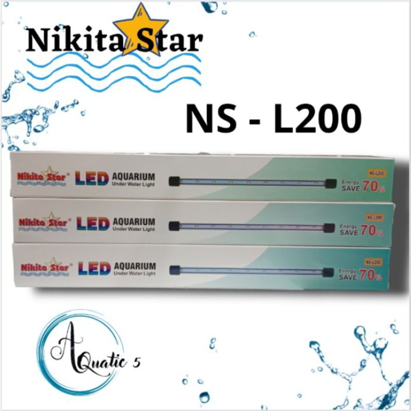 PROMO MURAH Lampu Led Celup Aquarium NIKITA STAR NS L 200