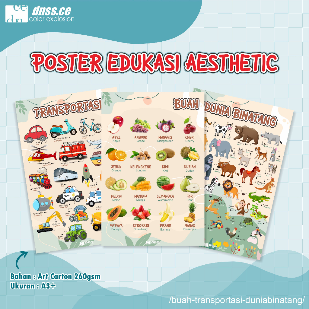 

Poster Edukasi Anak (Aesthetic)