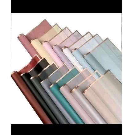 

5 lembar kertas cellophane wrap paper list buket bunga