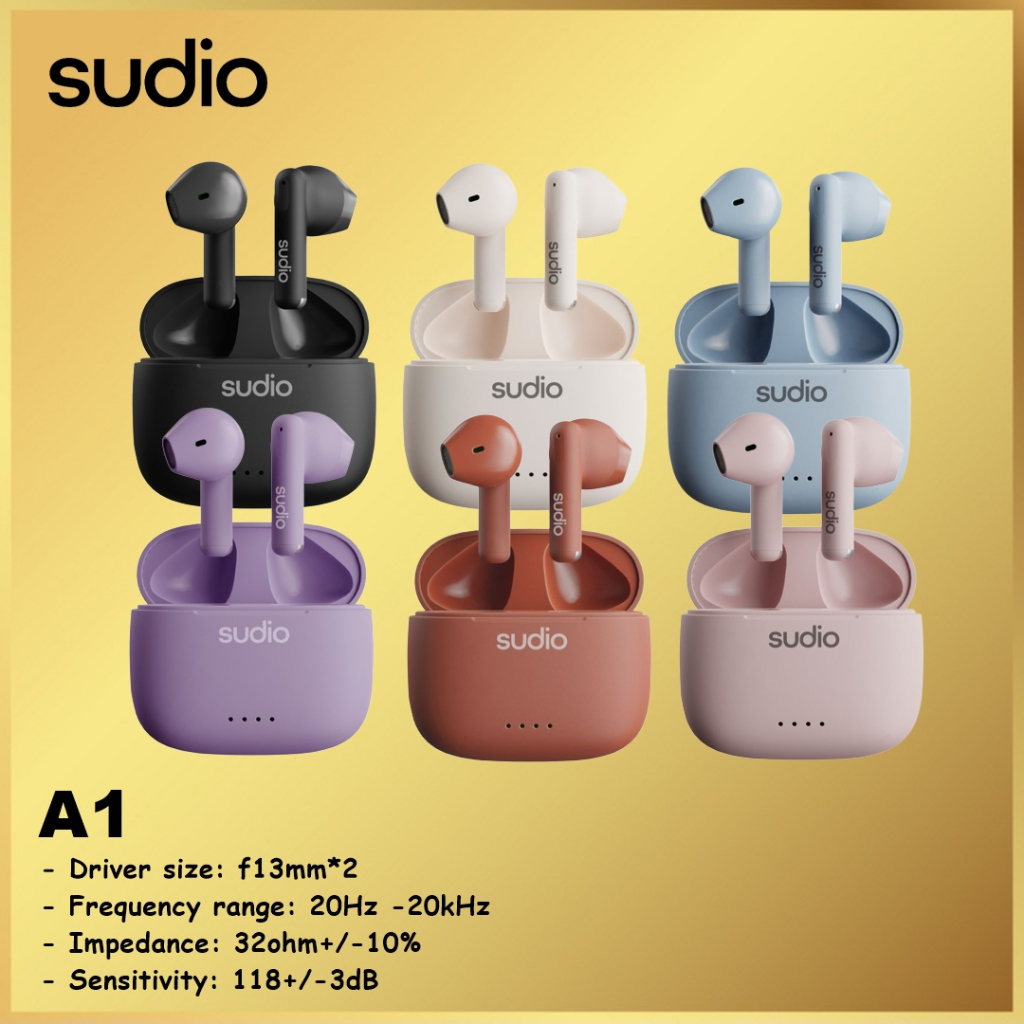 Sudio A1 A 1 TWS True Wireless Bluetooth Open-Ear Earbuds Earphones