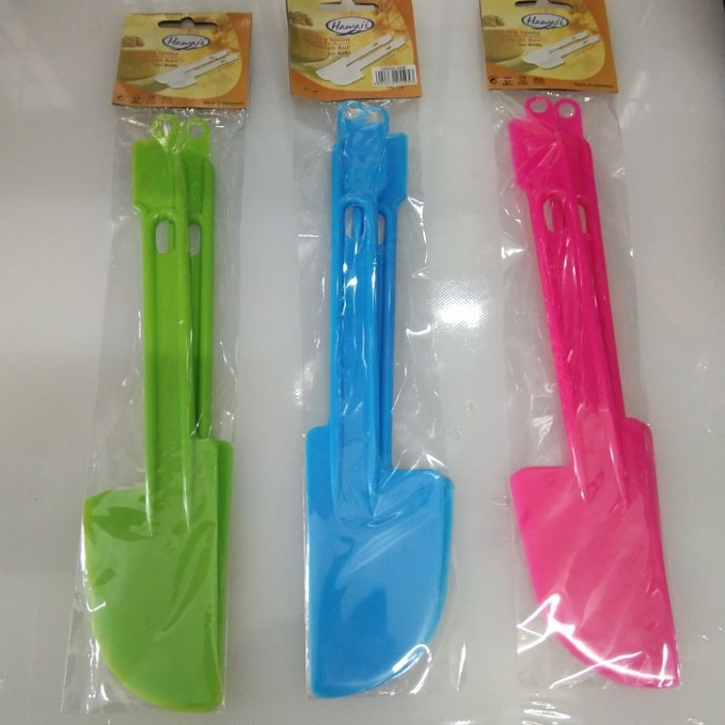 HAWAII 5595 BRETTA STIRING SPOON POLESAN SENDOK SPATULA SOLET KUE 2 PC