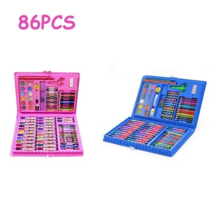 Pensil Warna Set Anak Crayon Full Set Alat Lukis 86 Set