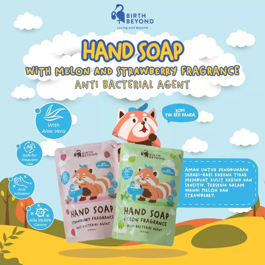 Birth Beyond Hand Soap with Aloe Vera Sabun Cuci Tangan 1000ml