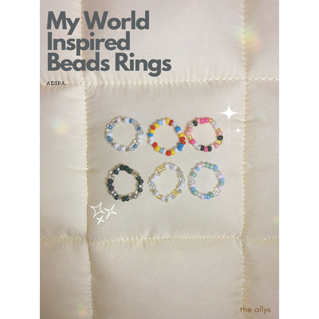 Aespa 'My World' Album Inspired Beads Ring
