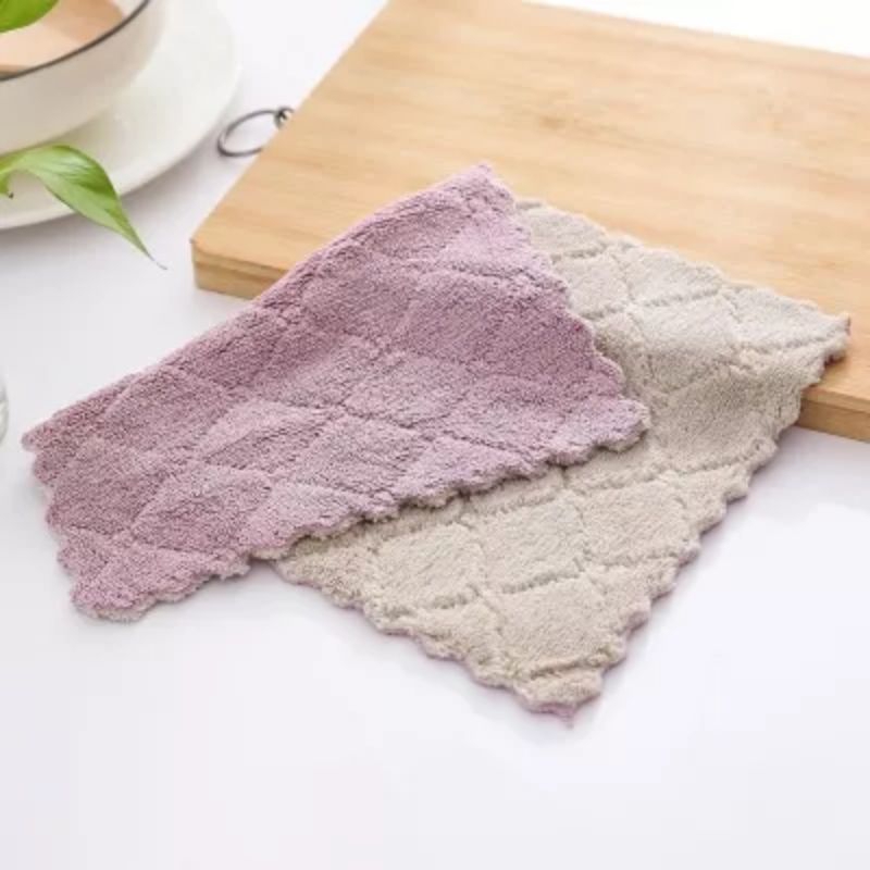 BISA COD Kain Lap Microfiber Serbet Dapur Lap Microfiber Cantik