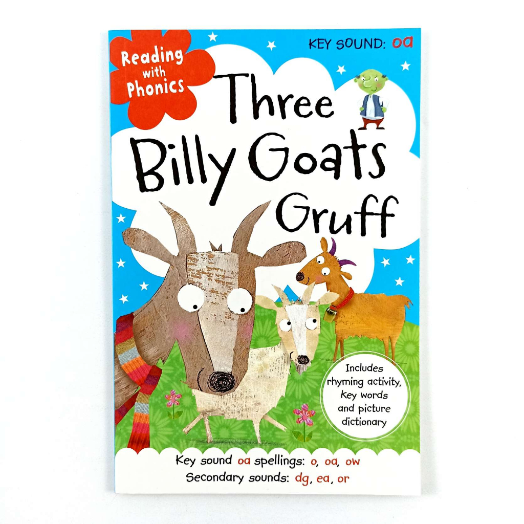 ORIGINAL Reading with Phonics Three Billy Goat Gruff - Leon Books