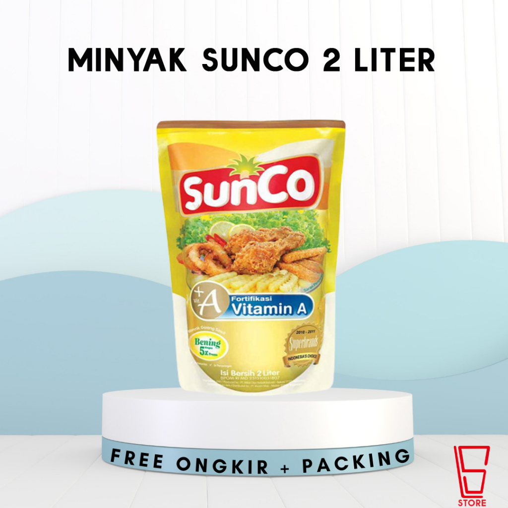 

MINYAK GORENG 2LITER / MINYAK SUNCO / SUNCO 2LT / MINYAK GORENG