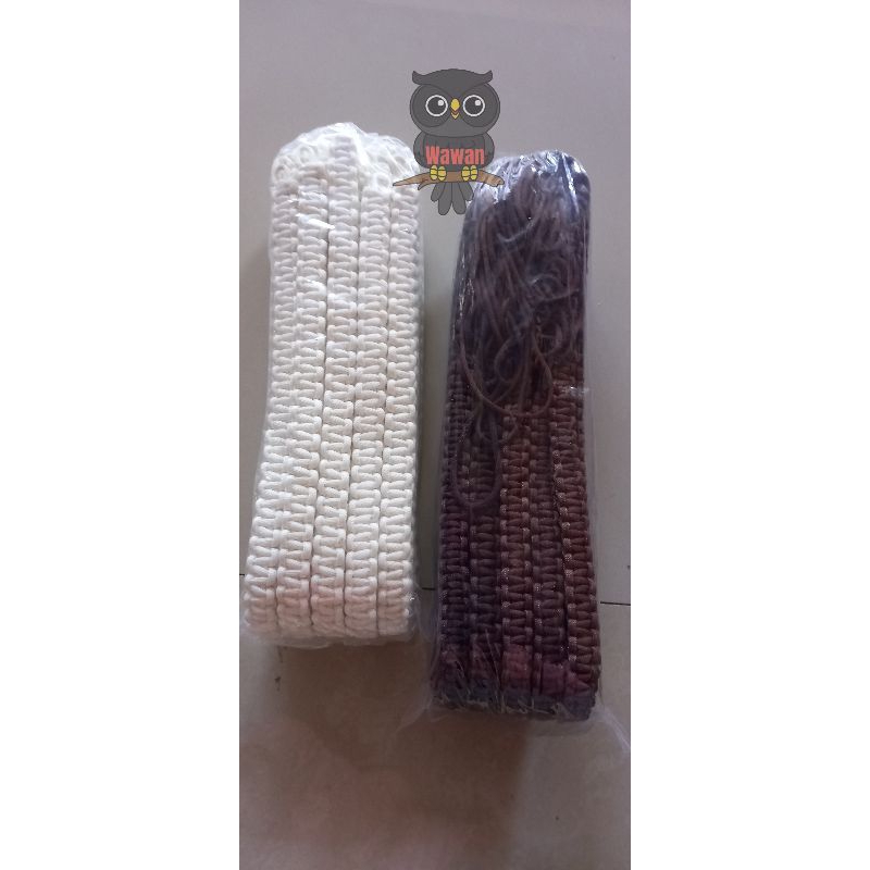 TALI PELUIT TANGGUNG WARNA PUTIH / COKLAT