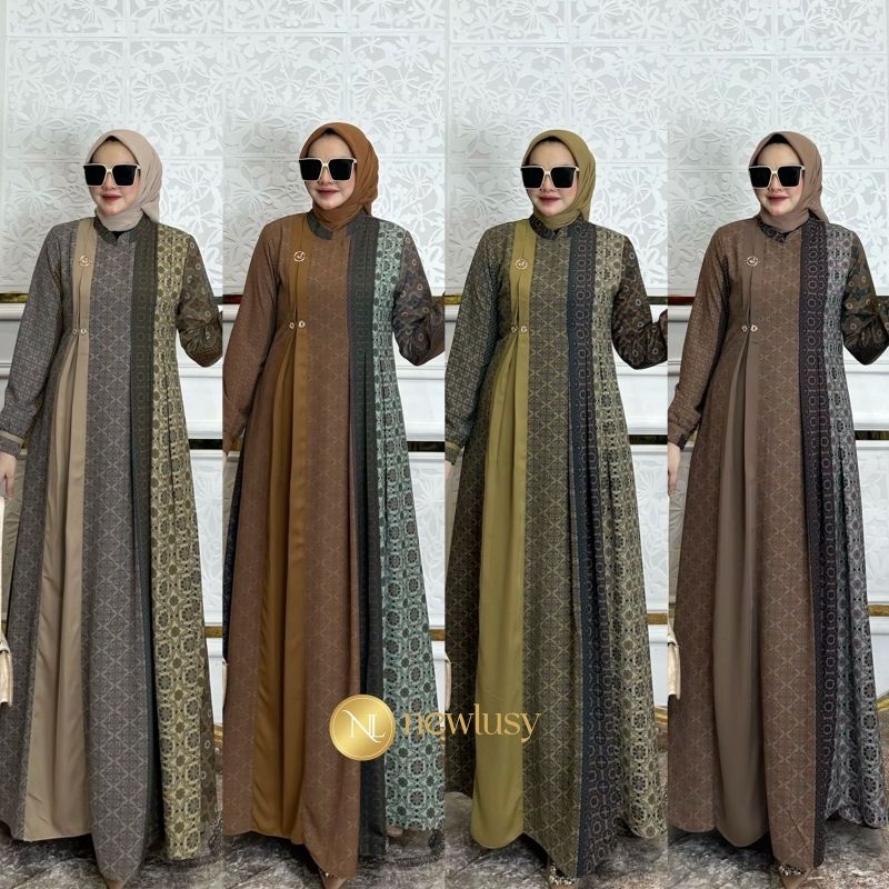 DRESS MILEA  BATIK NEW LUSY TERBARU