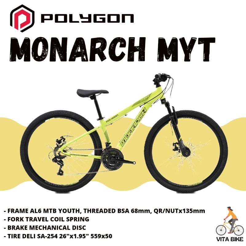 Sepeda Gunung MTB Polygon Monarch MYT 26"