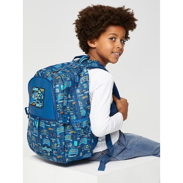 Smiggle  Attach Backpack - Game On