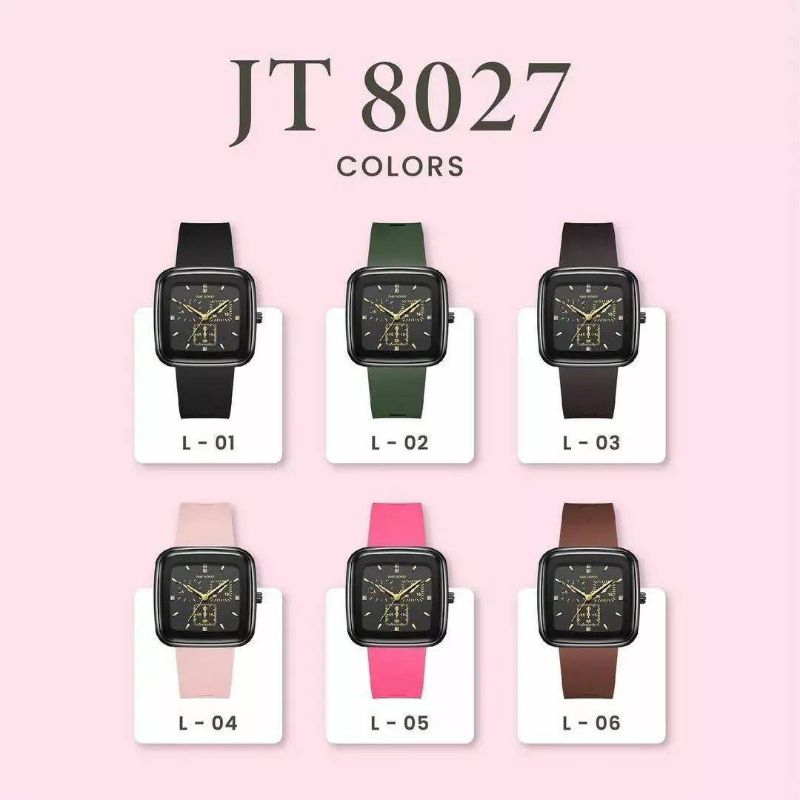Jims honey JT 8027-Jam tangan Wanita Jims honey 8027-Jam tangan wanita Jims honey kode JT 8027 unise