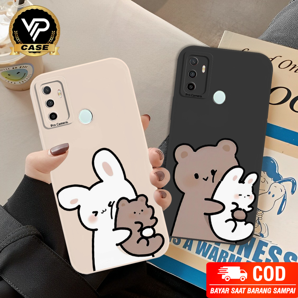 OP35 Case COUPLE OPPO A53/A33 2020  Terbaru Softcase Procamera Silikon Lentur Pelindung Belakang Han