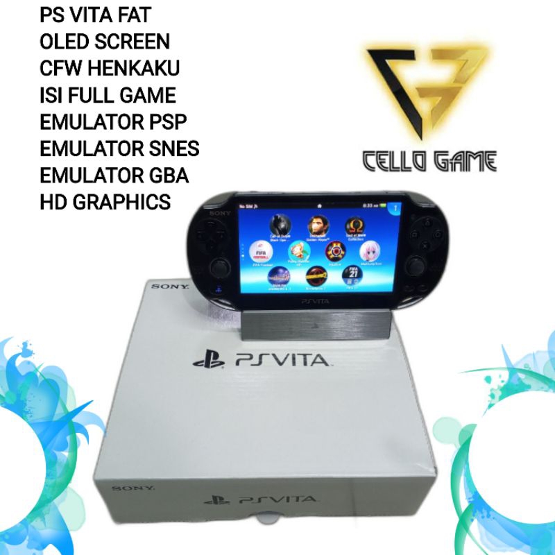 SONY PS VITA FAT OLED CFW 128GB/ 64GB FULL GAME SONY PSP VITA