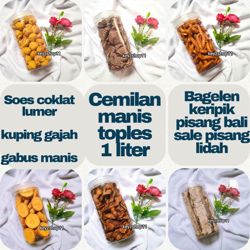 

SNACK CEMILAN MANIS KEMASAN TOPLES 1 LITER