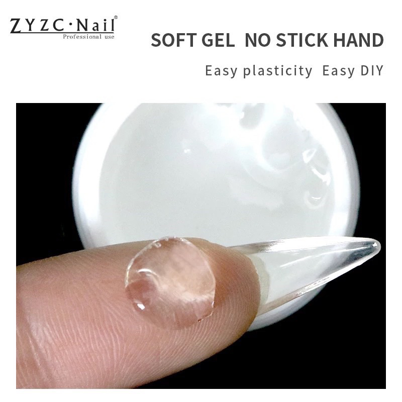 ZYZC PVC CLEAR  10g EMOBOSS 3D DESAIN NAIL ACC NAIL ART