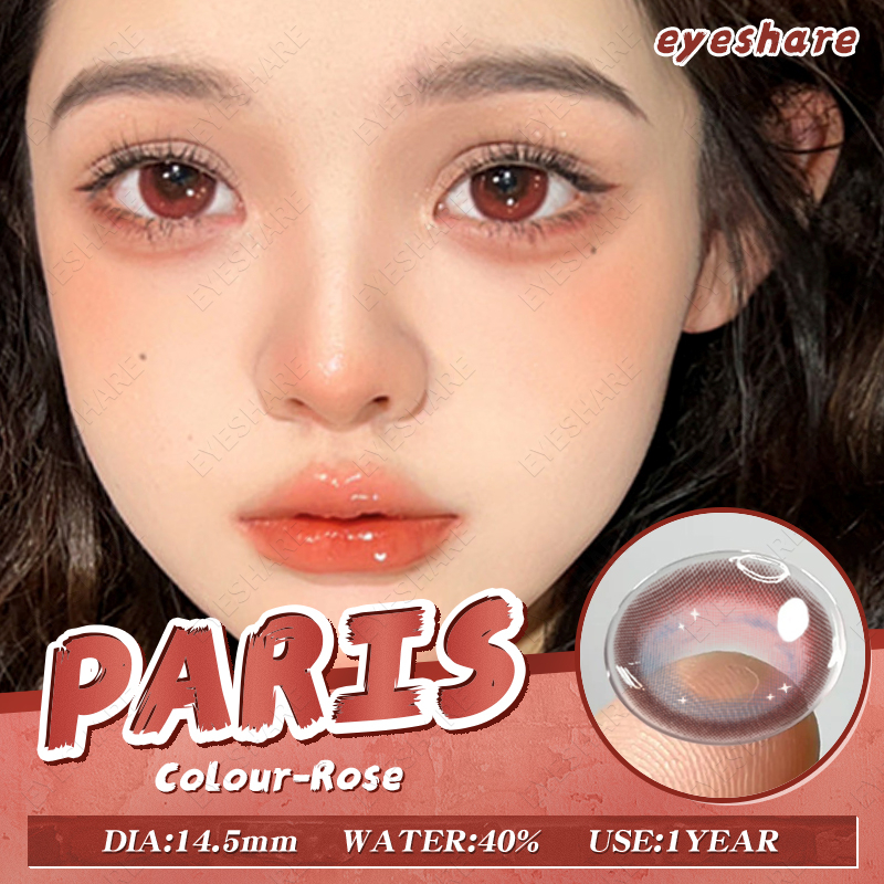 Softlens Big Eyes PARIS Red 14.5MM Lensa Kontak Soflen Soflens Softlense Red