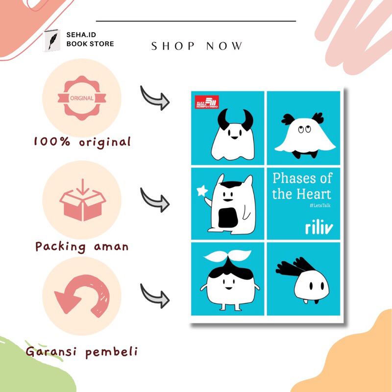 Buku Phases of The Heart #Let's Talk - Riliv