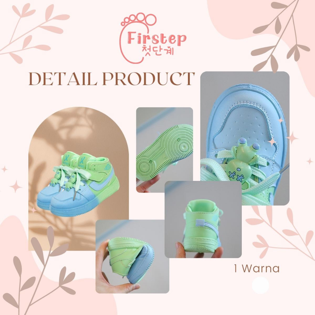 Firstep ❤️ Sepatu Anak Perempuan Sneakers Anak Sepatu Anak Laki Laki Import Premium Quality FS143