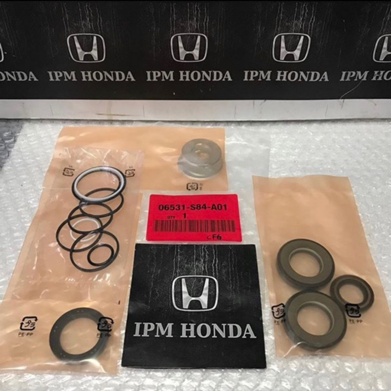 06531 S84 Seal Sil Oil Oli Kit Rack Stir Stiur Stiur Bawah Power Steering Powersteering with Seal Pinion Honda Accord S84 S86 Vti VtiL 1998 1999 2000 2001 2002