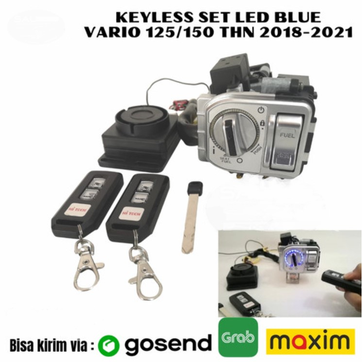 Kunci kontak keyles vario 150 kunci kontak alarm vario 150 universal motor Vario 150/125 Scoopy 2017 Beat 2020