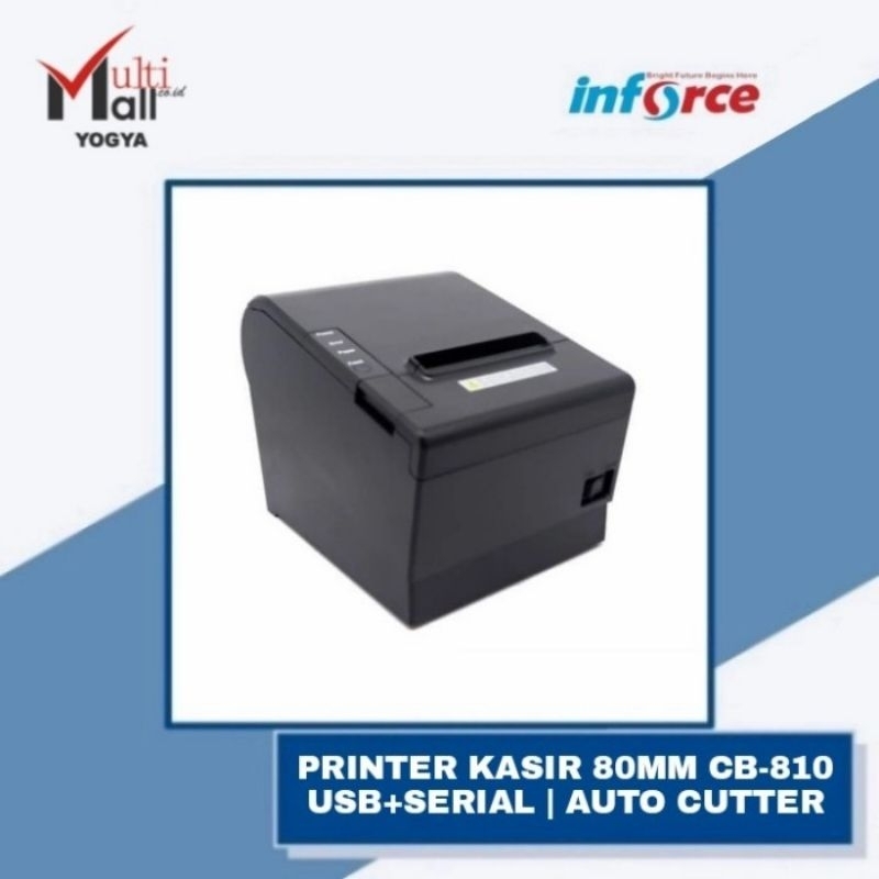 Inforce Printer Thermal Kasir CB-810 USB Serial Auto Cutter 80mm