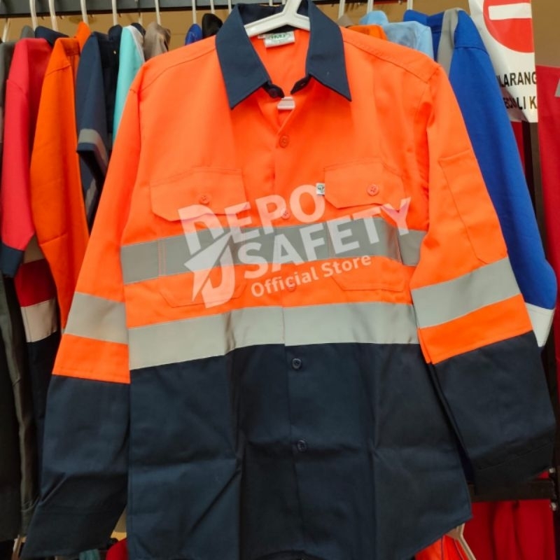 Wearpack Atasan Kerja Safety IMJ Kombinasi Bahan Premium