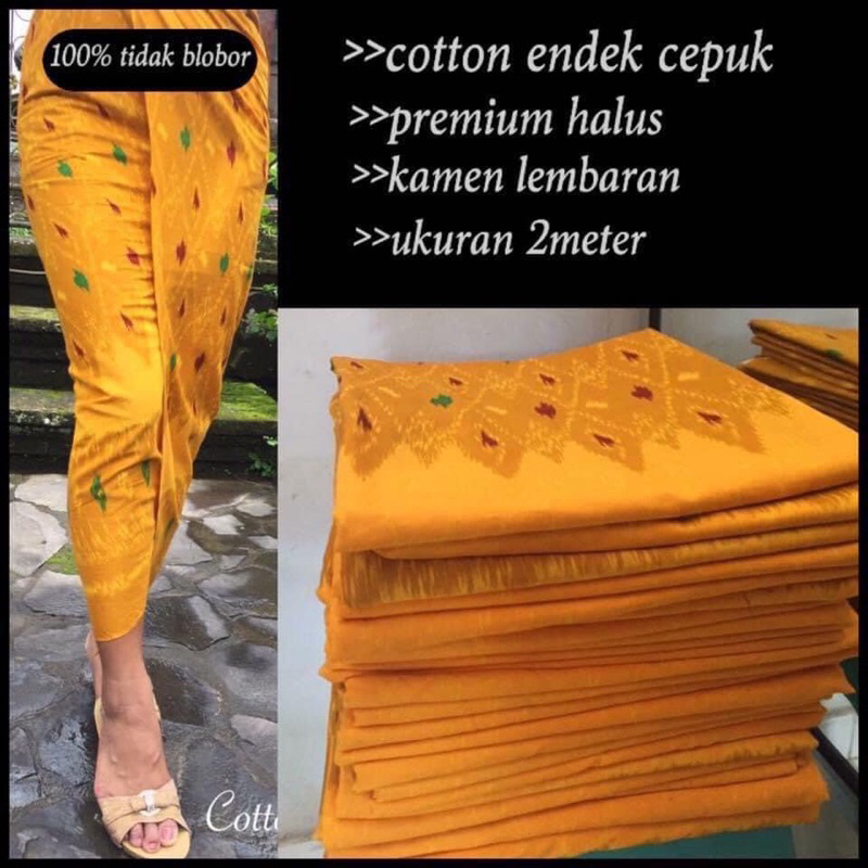 WBK || Kamen Endek Capuk/Kamen Lembaran Cotton Endek