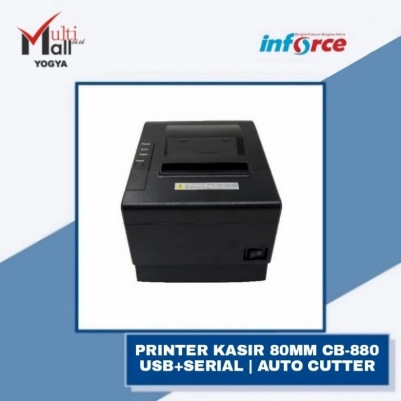 Inforce Printer Thermal Kasir CB-880 USB Serial Auto Cutter 80mm