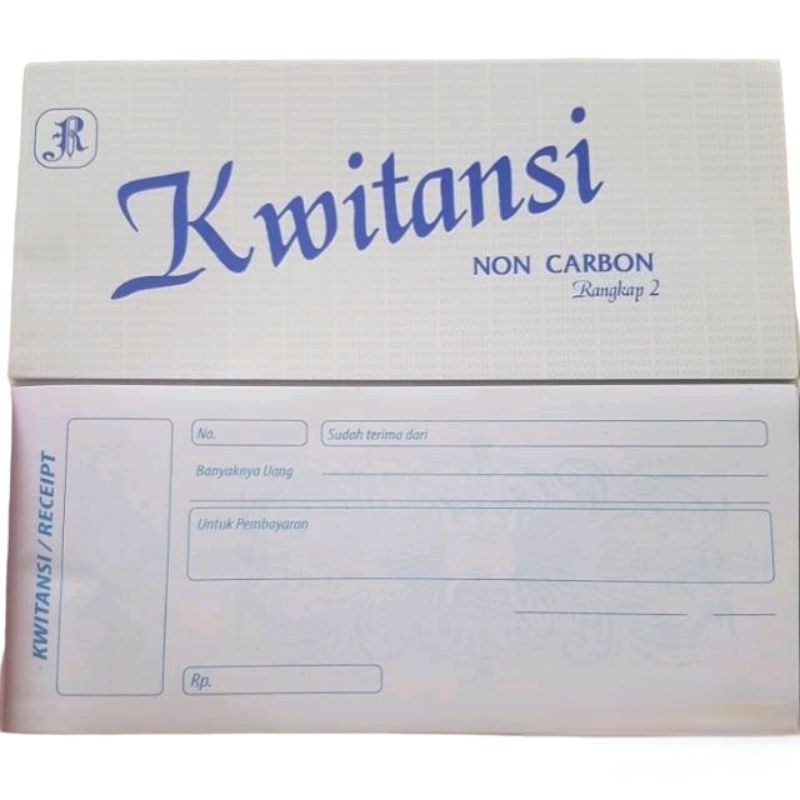 

Kwitansi kuitansi sedang 2ply rangkap2