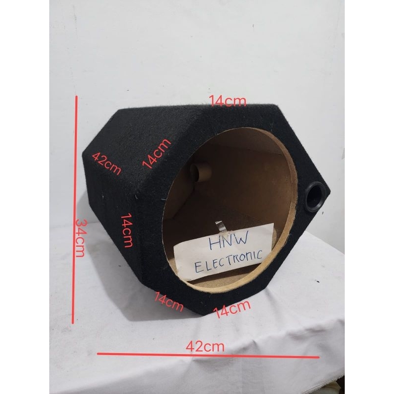 Box speaker subwoofer tabung 12" 12 inch 12 in model tabung ada lubang angin