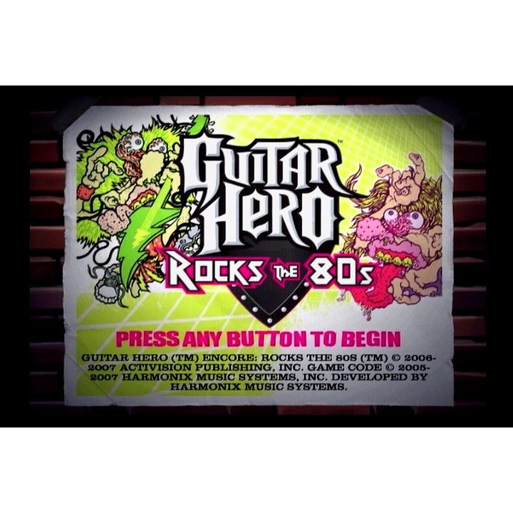 Kaset PS Guitar Hero Encore: Rocks the 80s