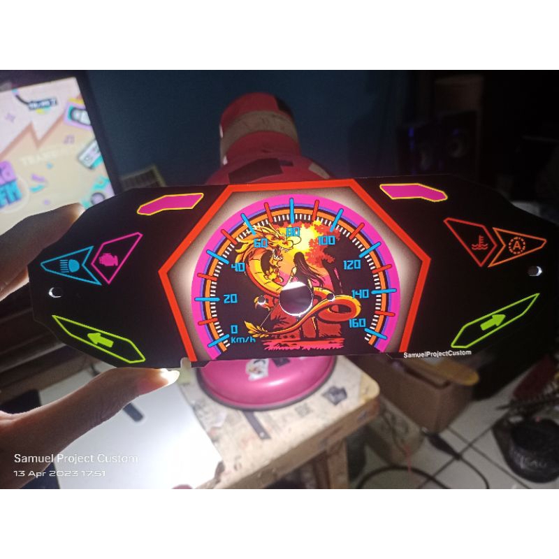 PAPAN SPEEDOMETER HONDA VARIO LED 125 150 CUSTOM