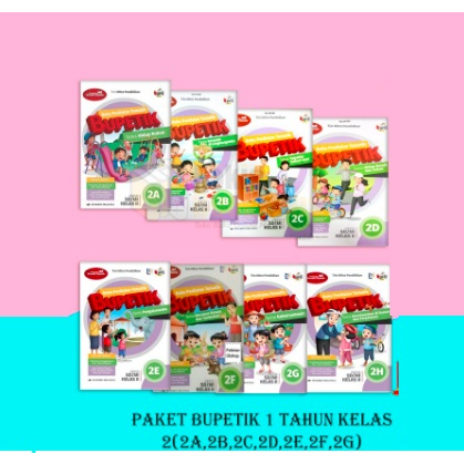 [ERL] Paket Satuan Bupetik Kelas 2 SD/MI Bupetik 2A-2H