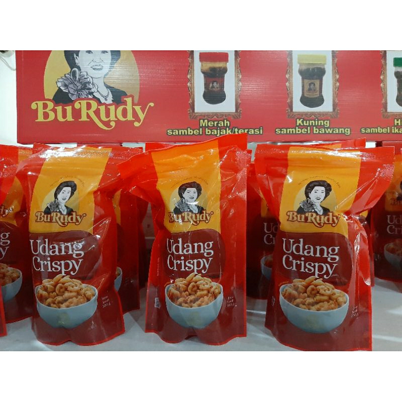 

Bu Rudy udang crispy/udang krispy Bu Rudy Surabaya oleh oleh khas Surabaya