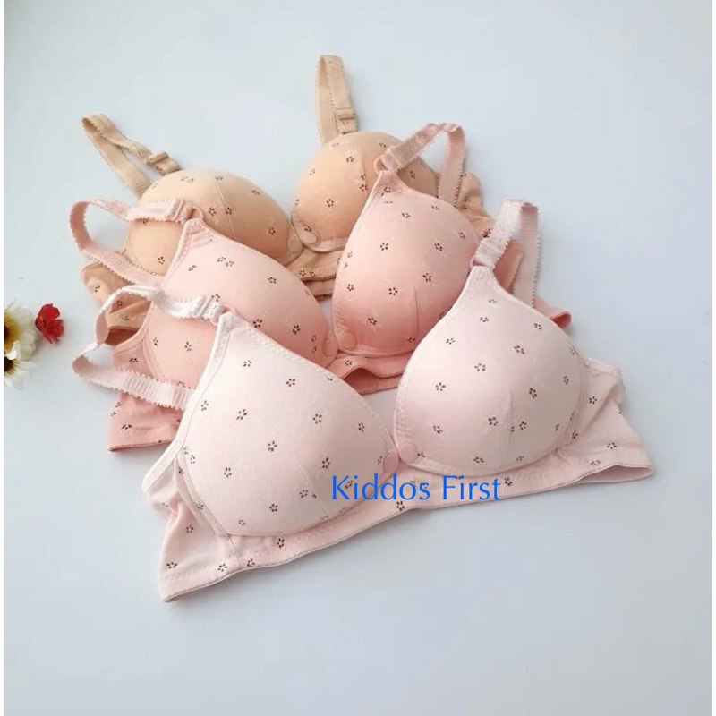 Bra BH Menyusui Bukaan Kancing Depan Tanpa Kawat Motif / Nursing Bra / Maternity Bra / BH Ibu Hamil Nyaman Murah