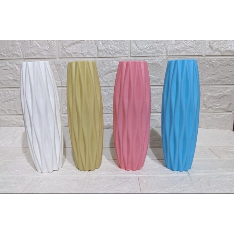 Vas Mars Putih Vas Bunga Mars Putih Vas Bunga Minimalis