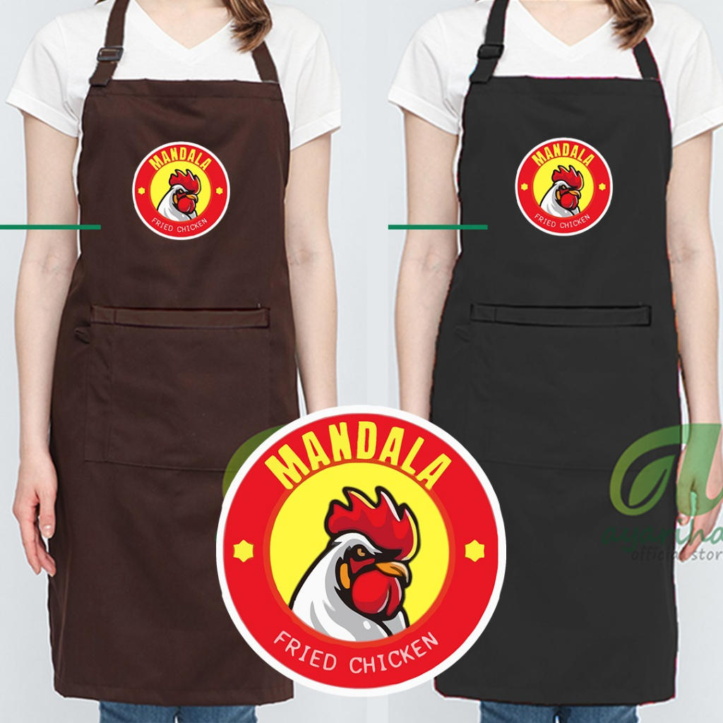 APRON/CELEMEK CUSTOM SABLON FULL COLOR (MIN.3 PCS)