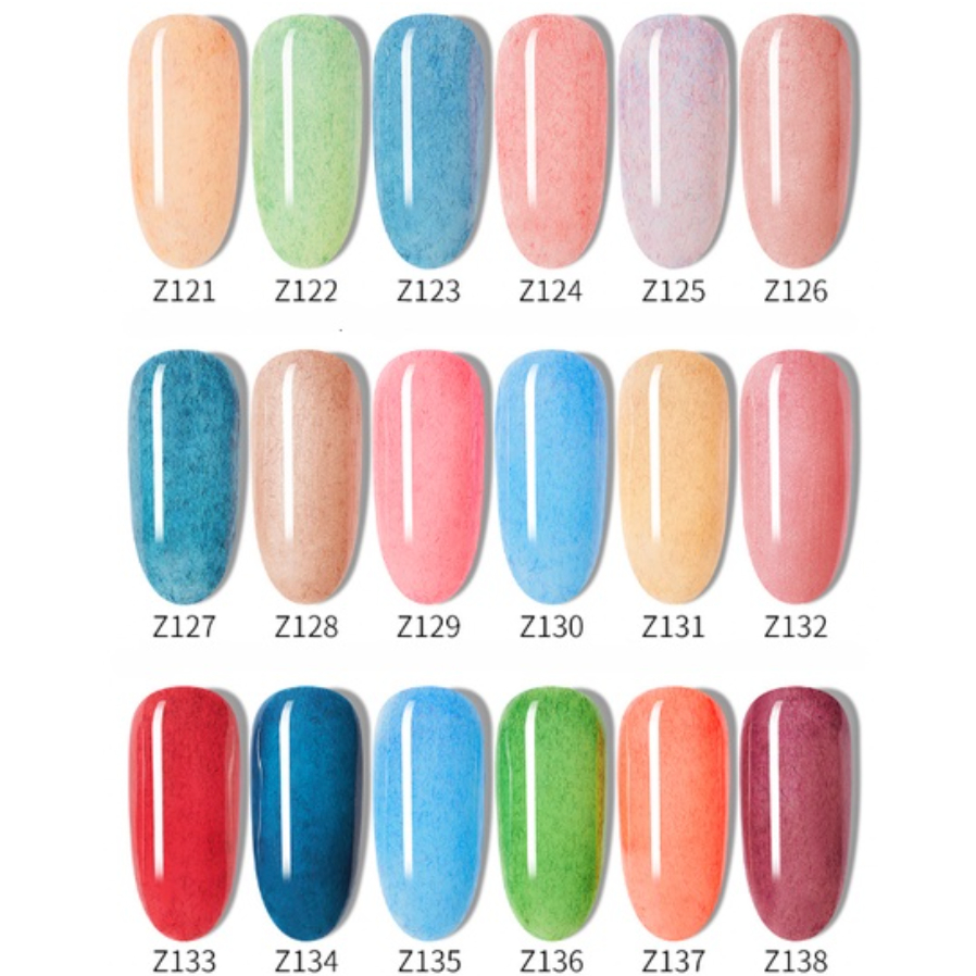 (121-156) Soak Off Nail Gel Polish UV LED Halal Pastel Colour / Kutek Kuku warna macaron / cat kuku Nail Art / Kutek UV KU006