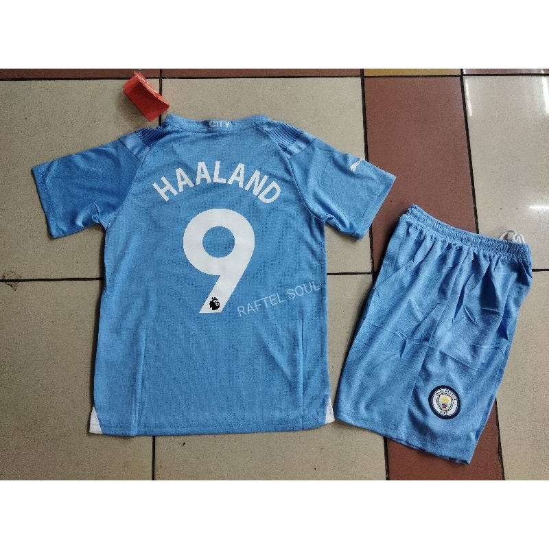 JERSEY BAJU BOLA ANAK MAN CITY HOME KIDS 2023/2024 GRADE ORI