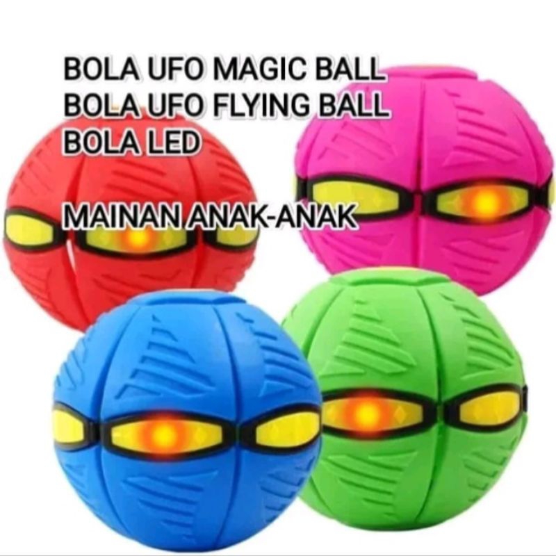 Mainan bola ufo led