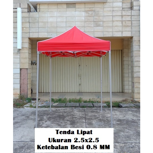 Tenda Lipat Ukuran 2.5x2.5 Besi Premium / Tenda Matic / Folding Tent