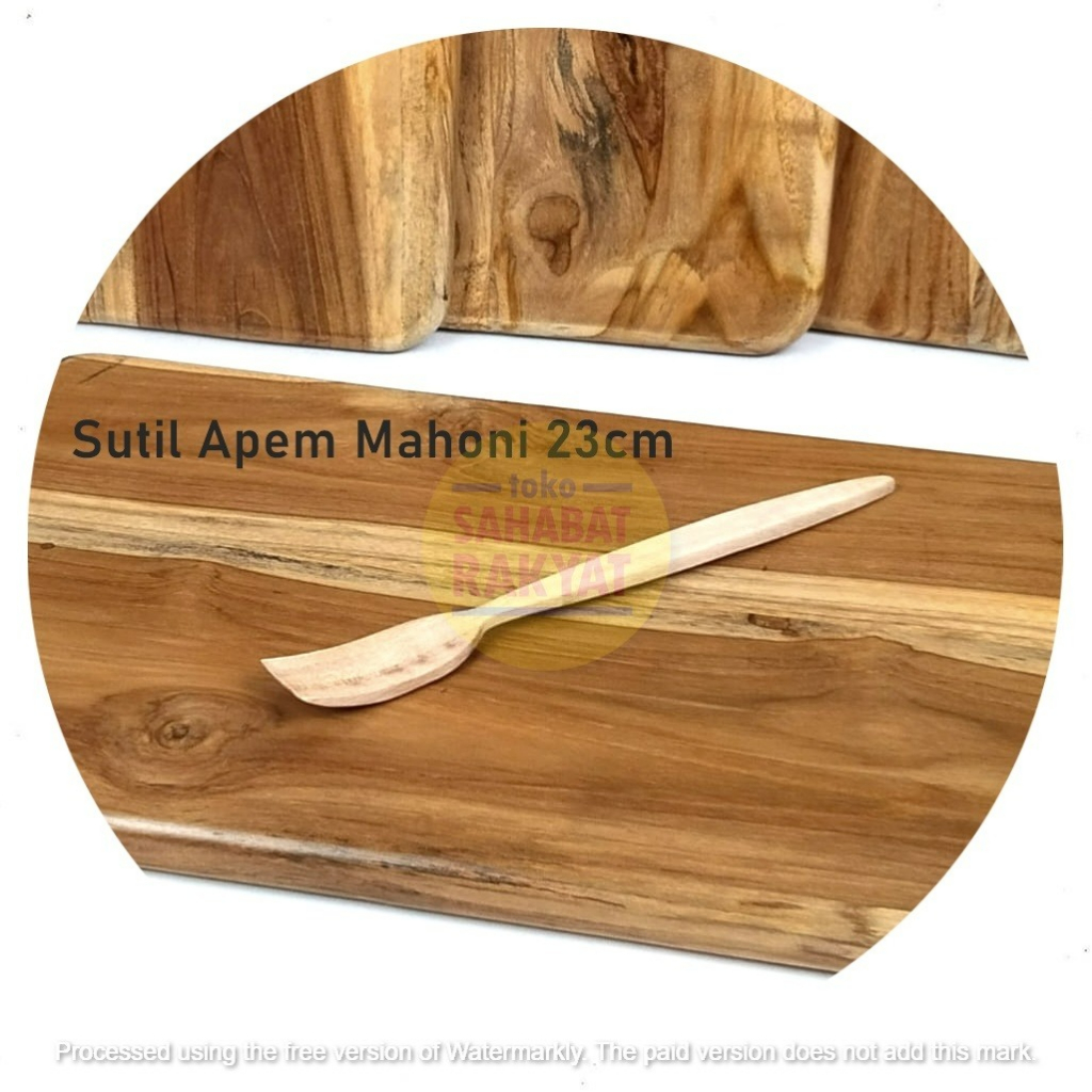 Sutil Apem Mahoni 23cm