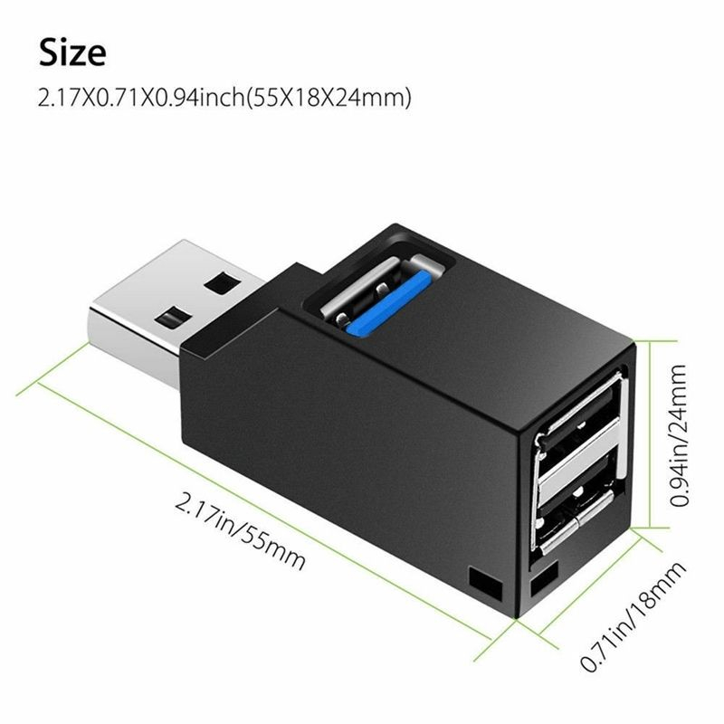 USB HUB Port USB 3.0 Super Speed 5 Gbps Plug and Play PC Aksesoris Desktop &amp; Laptop