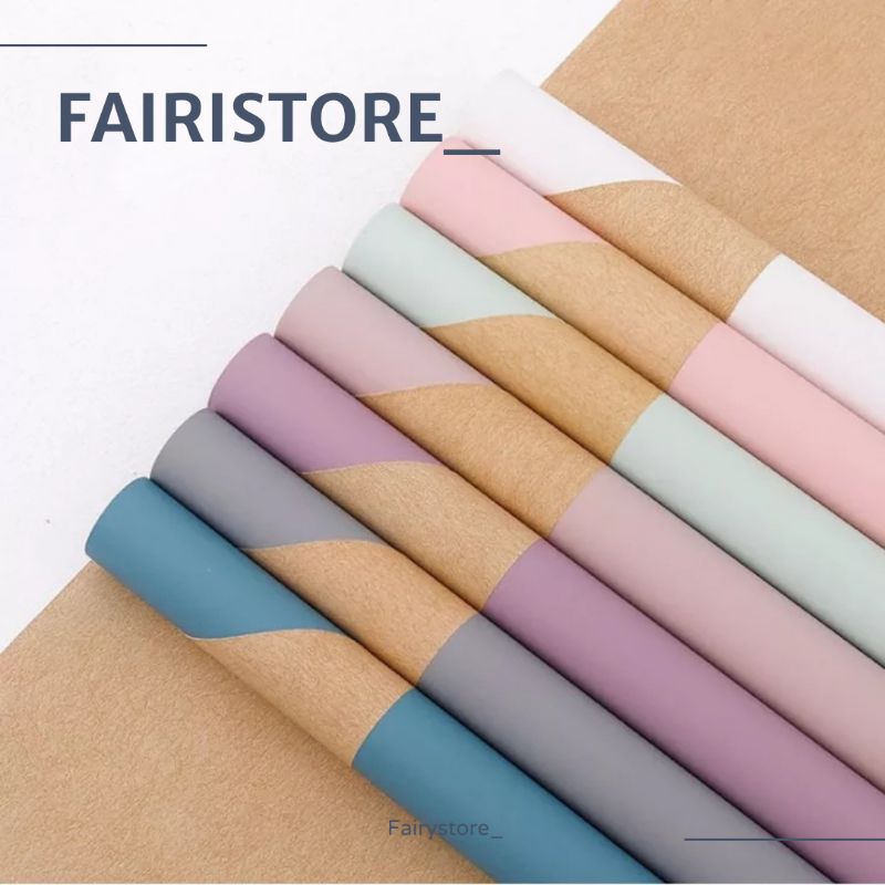 

Kertas Bunga Bicolor Vintage Kertas Buket Bunga Wrapping Paper (60×60) — K44