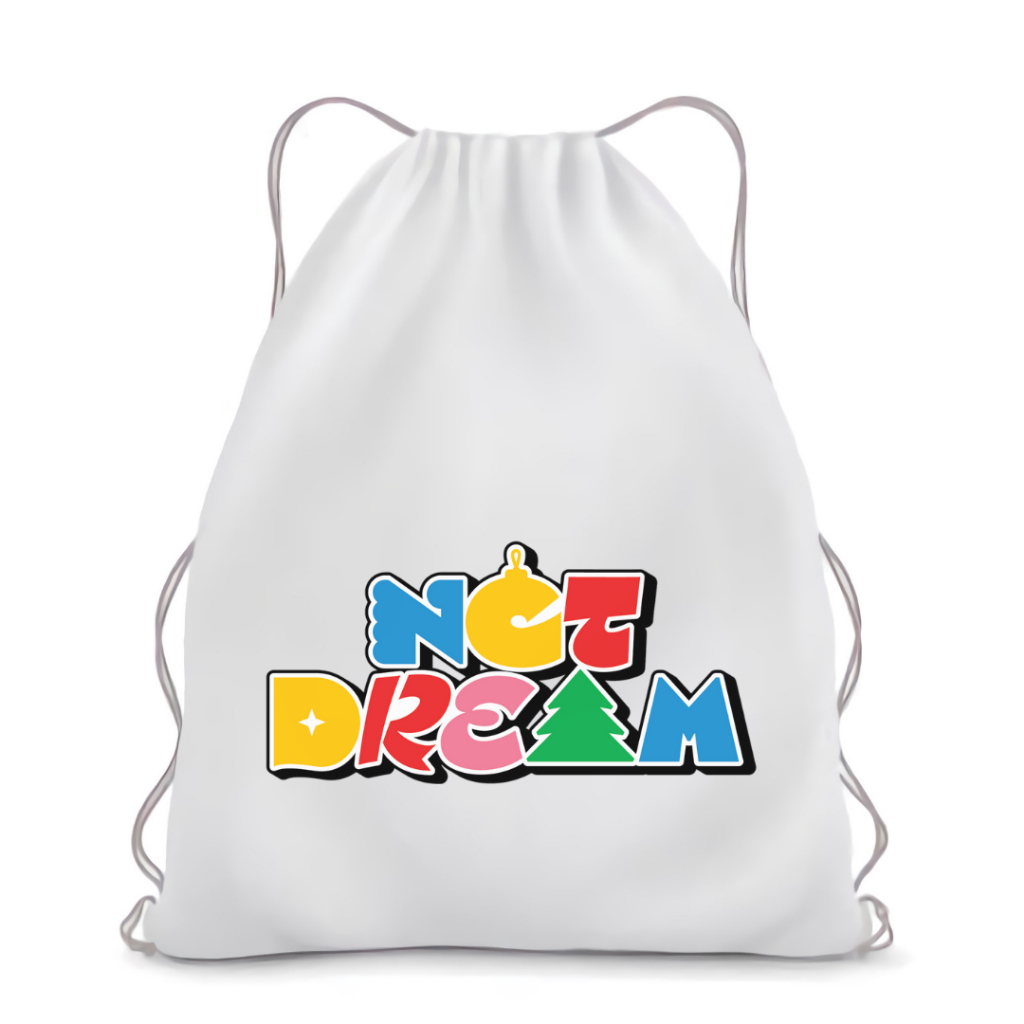 BISA CUSTOM STRINGBAG NCT DREAM Printing tas ransel serut drawstring sekolah kampus kuliah string bag lucu viral